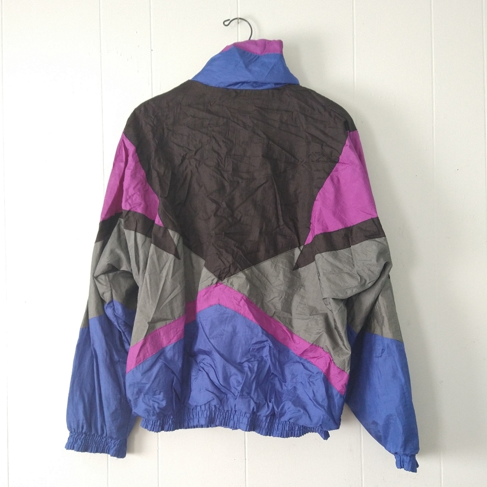 Retro Windbreaker Funky 90s Throwback - image 4